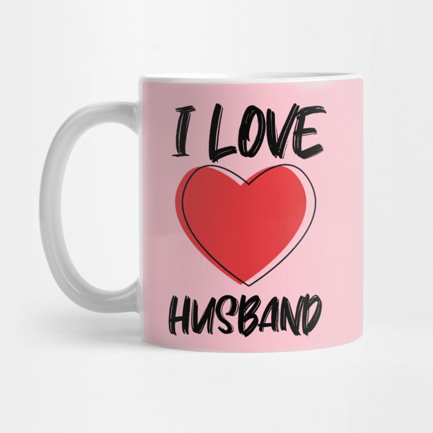 I Love Husband with Red Heart by A.S1